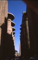 Looking through Hypostyle Hall, Karnak Temple, Luxor